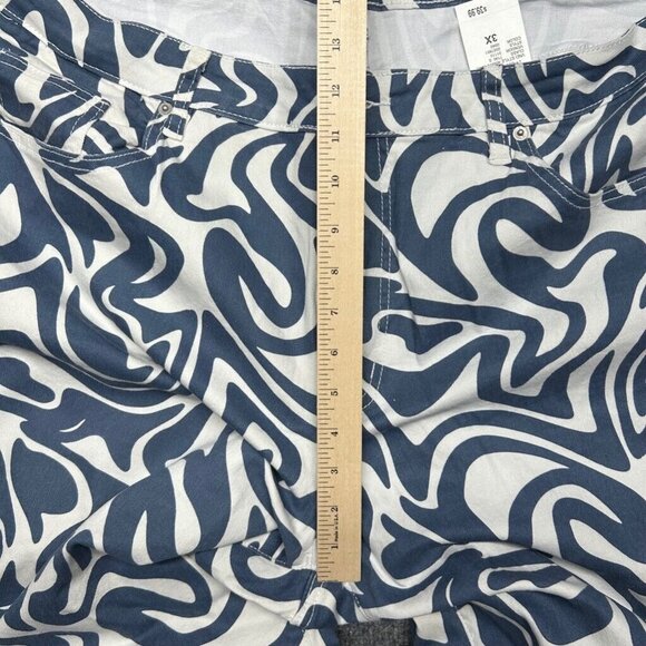 Rue21 Jeans Womens Plus 3X Blue Denim Skate Straight Leg Stretch High Rise New - Picture 11 of 12